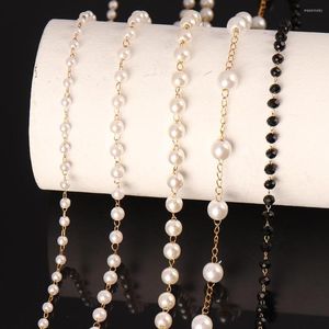 Chaînes De Mode En Acier Inoxydable Collier Pour Femmes Perles Colliers Pendentif Cou Chaîne Perle Ras Du Cou Bijoux Cadeau En Gros