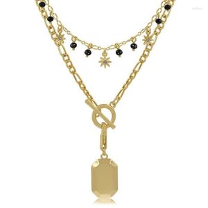 Chaines Hip Hop Big fermp Couban Pendant Collier Collier Punk Gold Color Chunky Heavy Women Neck Jewelry