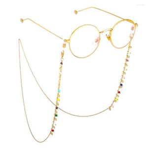 Cadenas JGL0028 cuentas de colores gafas hechas a mano cadena cordón accesorios moda encanto joyería femenina