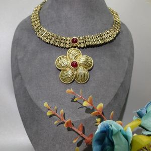 Cadenas Medieval Vintage Clásico Cobre Chapado en oro Joya Collar Collar Senior Joyería antigua de lujo