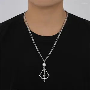 Chaines Wesparking Emo Collier en acier inoxydable PRENDE PERRL PROWS PROW