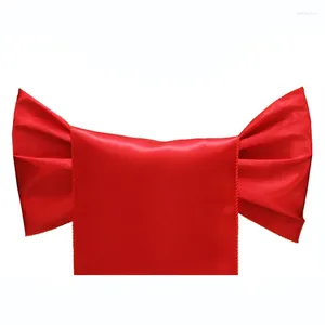 Couvre-chaise 10pcs / lot El Banquet de mariage Scène de la scène Back Back Bow Tie Ribbon Backs Broidered Room décorer l'esthétique