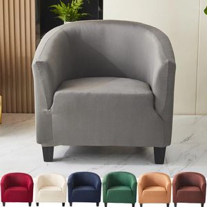 Fundas para sillas Club Slipcover Stretch Barrel Impreso Tub Slipcovers Soft Spandex Sillón Sofá Cubierta Extraíble