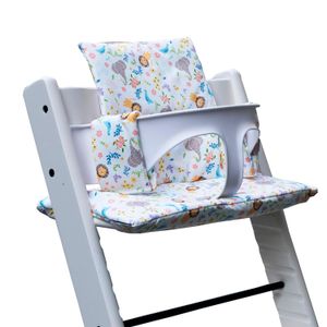 Housses de chaise personnalisées Stokke Tripp Trapp, accessoires de salle à manger, coussin de remplacement de repas pour bébé, en coton ou imperméable, 221202