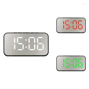 Housses de chaise Alarme numérique LED Affichage d'horloge Miroir Fonction de mémoire Écran Horloges électroniques