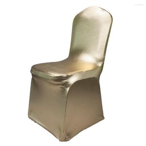 Fundas para sillas Fancy Banquet Gold Silver Cover para Wedding Factory en China Spandex