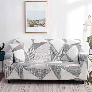 Chair Covers Geometric Sofa Cover Set Cotton Elastic Stretch For Living Room Cubre Couch Corner Sectional