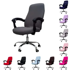 Chaise couvre la couverture de l'ordinateur de bureau Anti Dirt Amovable Elastic Game Protective Case Protector for Home Offices Chairs