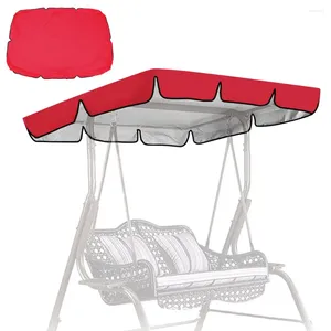 Couvre-chaise Swings solides extérieurs Tente Tente auvent de plaies Seat Patio Top Courté étanche Swing Authade Sunshade Sun Shade Cover