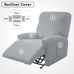 Chair Covers Recliner Sofa Cover 1 Seater Stretch Single Armchair Relax Slipcover Washable 1 Set 230829