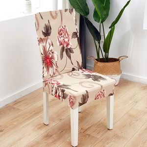 Couvertures de chaise extensible couverture de chaise imprimée papillon élastique spandex spandex amovible anti-couvercle de siège de bureau
