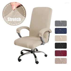 Couvre-chaise Stretch Office Cover Water Recultent Computer Chairs Case de siège jeu Gaming Failchair Hlebouvers avec accoudoir 2 Taille