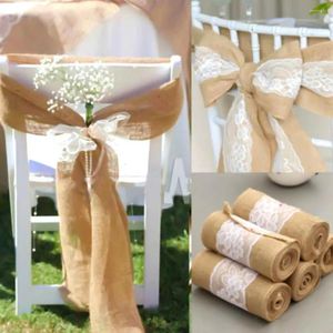 Cubiertas de silla Bandas de cinta útiles Cubierta sin caza Tada de lazo Banquete de boda ecológico
