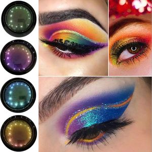 Chameleon eyeshadow Metallic Shiny Eyeshadow Palette Powder Pigment Professional mini Eyes Makeup Party Cosmetic Glitter