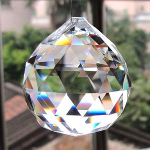 Chandelier Crystal 10pcs/Lot 20mm Clear Glass Crystals For Chandeliers Faceted Hanging Ball Drops Parts Home Decoration
