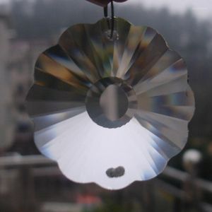 Lustre cristal 20 pcs/lot 45 MM verre fleur Rosette disque solaire en perles en vrac prisme
