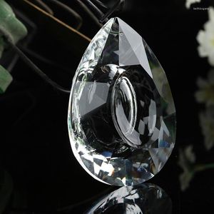Lustre cristal Camal 10 pièces 50mm clair Longane en forme de prisme SunCatcher pendentif ornement de mariage suspension lampe éclairage partie