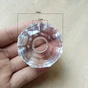 Lustre cristal clair acrylique octaédrique/rond prisme boule applique décoration pour éclairage accessoires lustre