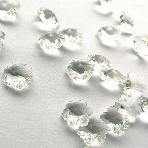 Chandelier Crystal Top Quality 200pcs 14 mm Clear K9 Snow Perles dans un trou pour les accessoires de bijoux de bricolage
