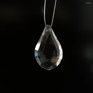 Lámpara de araña de cristal, venta al por mayor, 360 unids/lote, colgantes de 38x22mm para piezas de iluminación de cortinas, decoración para el hogar y la boda