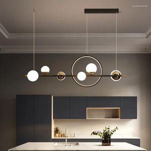 Lámparas de araña LED para comedor, cocina, mesa, bar, lámpara colgante de techo, diseño de estilo nórdico moderno, luz colgante con control remoto