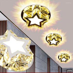 Lustres Mini Lustre En Cristal Moderne Luminaire Dia10 X H7cm Lustre Cristal Led Lampe Pour La Maison Enfants Chambre Plafond