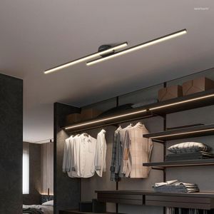 Kronleuchter Moderne Led-streifen Decke Kronleuchter Gang Korridor Lampen Einfache Innen Licht Kreative Eingang Garderobe Dekoration Lampe