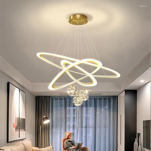 Lámparas de araña nórdica moderna iluminación bola de cristal lámpara LED techo industrial sala de estar dormitorio accesorios de iluminación