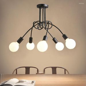 Lustres suspension lampe Loft Art Design cintrage lustre éclairage intérieur suspendu pour salon chambre décor à la maison produit