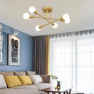 Luz de techo semi incrustada Compatible con luz E26 Bulbo básico fácil de instalar ángulo ajustable luces decorativas de estilo moderno