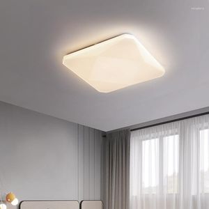 Lustres Carré Led Ceil Light DECOR Diameter420mm Blanc Moderne Pour Salon Chambre Master Chandeli Éclairage Intérieur