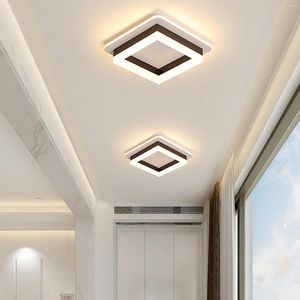 Lámparas de araña cuadradas LED Luz de techo Lámpara moderna negra Accesorios de iluminación interior para el hogar para sala de estar Dormitorio Cocina Balcón Pasillo