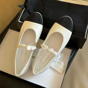 Chanells Top Channelshoes Chanelity Letter Channel Quality Quality SheepSkin Flats Mary Jane Ballet Shoes Strap Flats Loafer Womens Luxury Designer Shoe Dance Shoes Facto