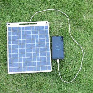 Cargadores 30W Panel solar 5V Polisilicio Dual USB Flexible Portátil Célula al aire libre 231030