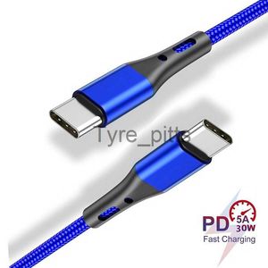Chargeurs/Câbles 25 cm/1 m/2 m de long USB Type C vers C PD câble de charge rapide pour LG Q61 Stylo 6 Style 3 Q51 W10 Alpha K41S Realme 6s X50 Pro Redmi x0804
