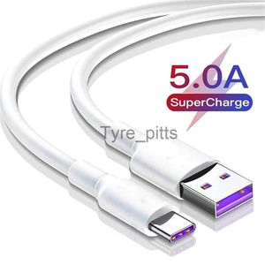 Super Fast Charging USB C Cable 5A Type-C Data Cord for Huawei Samsung Xiaomi Mobile Phone