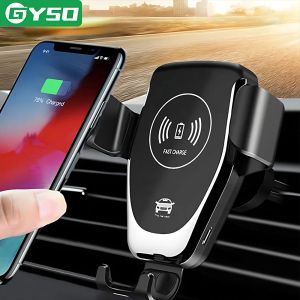 Chargers Car Bracket Chargeur sans fil de charge Fast Charging Phone Stand Seckder pour iPhone 13 12 11 Pro Max Samsung Galaxy S10 + S21 Plus S22 Ultra