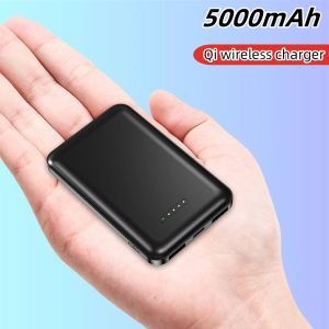 Chargers Chargeur Magnétique Qi Charger sans fil 5000mAH Mini Banque d'alimentation pour iPhone 13 12 Xiaomi PowerBank Portable Induction Charger Batterie de rechange