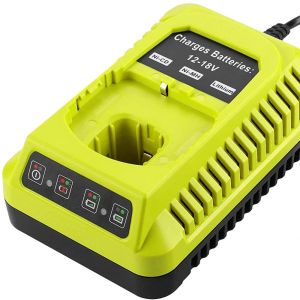 Chargers P117 Chargeur 12V18V Batterie au lithium Batterie Nickel Batterie Universal Battery Charger pour Ryo Ryobi Charger