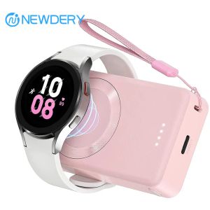 Chargers Watch Charger pour Samsung Galaxy Watch 6 5 Pro 4 3 Active 2 Gear S4 Urgence Fast Charging Portable Wireless Magnetic Powerbank