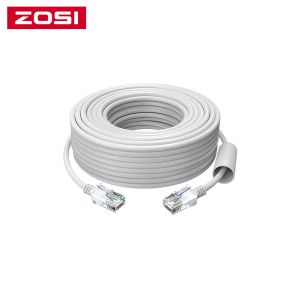 Chargers Zosi Cat5e Ethernet Cable 65ft / 100ft / 150ft White High Speed Network RJ45 Cordon métal