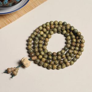 Bracelets de charme 108 perles Mala collier de méditation 8mm bois prière bouddhiste en bois perlé tibétain bouddha perle bois de santal