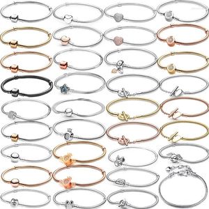 Bracelets de charme 2023 925 bijoux en argent sterling bracelet en gros bricolage designer original fait à la main personnalisé bijoux de luxe femmes