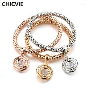 Bracelets porte-bonheur CHICVIE 2023 vente en gros bracelets à breloques personnalisés pour la fabrication de bijoux Bracelet femmes SBR1701301