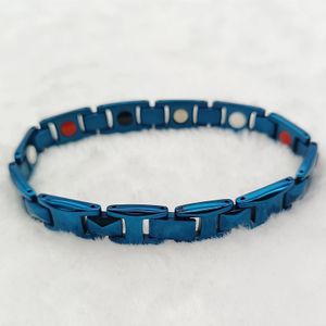 Bracelets de charme Designer pour hommes Bijoux de mode bleus en acier inoxydable de haute qualité Thérapie saine Bracelet magnétique Mâle Garçons 231023