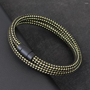 Bracelets De Charme Noter Bracelet Pour Hommes Grade A Corde Double Couche Survie Wrap Braclet Surf Bijoux Pulseras De Hombre Petit Ami Cadeau Joias