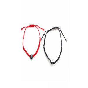 Bracelets de charme Ship 20pcs Lucky Red String Thread Corde Bracelet Noir Turc Mauvais Oeil Petites Filles Enfants Enfants Tressés 7852685 Drop Dhnxs