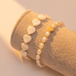 Bracelets porte-bonheur Vintage Bracelet naturel Shell Dames Creative Nicole Design Polyvalent Poignet Femme Pour Femme Bijoux Factory Outlet