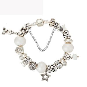 Bracelets de charme VIOVIA Mix Styles perles de verre de Murano européennes breloques en cristal ajustement bracelet original pour femmes Pulserias bijoux 230215