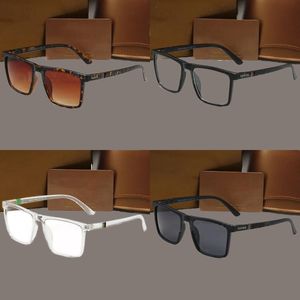 Lunettes de soleil de charme pour hommes, polarisées, protection UV400, lentilles rectangulaires, lunettes en option, multicolores, haute apparence, monture argentée plaquée hj079 C4